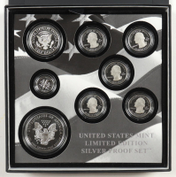 2017 U.S. Mint LE Silver Coin Proof Set Of (8) Coins with Original Packaging at PristineAuction.com