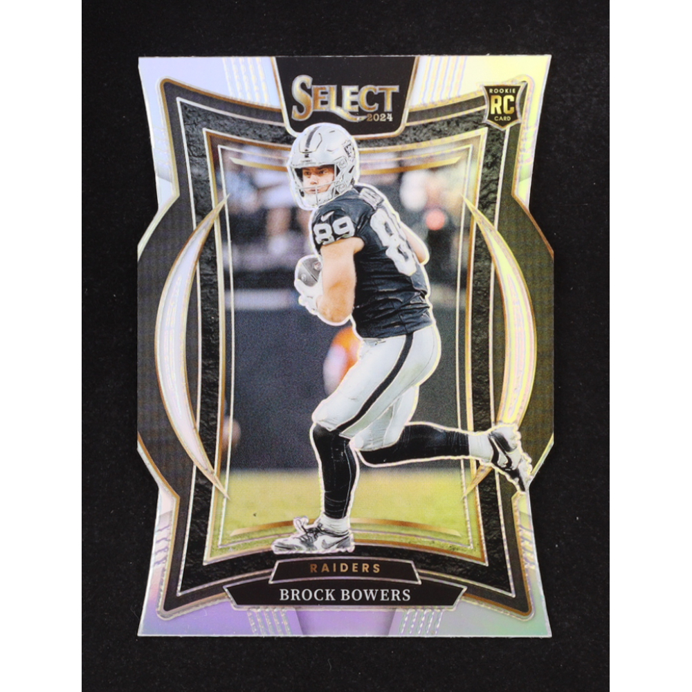 Brock Bowers 2024 Select Prizm Silver Die Cut #31 RC at PristineAuction.com