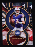 Josh Allen 2024 Wild Card Auto Mania American FB American Flag Rainbow Foil #AMACP-JA #22/25 at PristineAuction.com