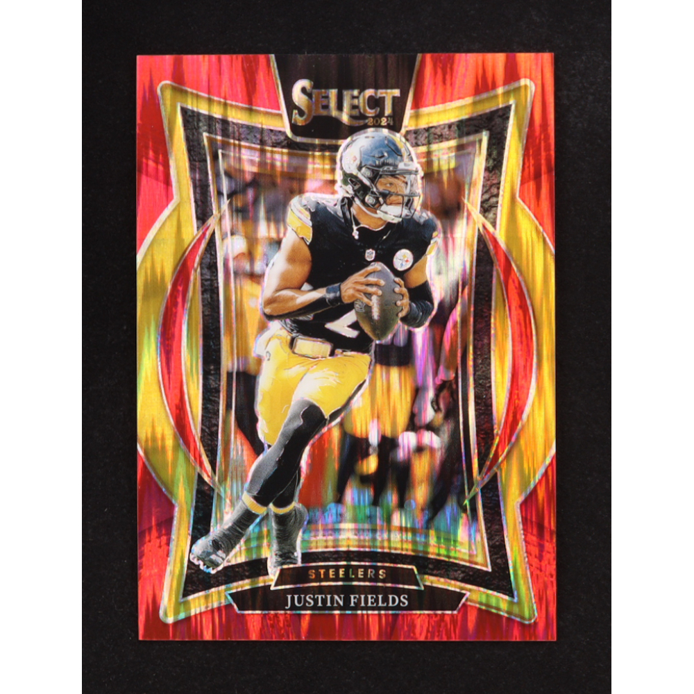 Justin Fields 2024 Select Prizm Red Shock #74 #230/249 at PristineAuction.com