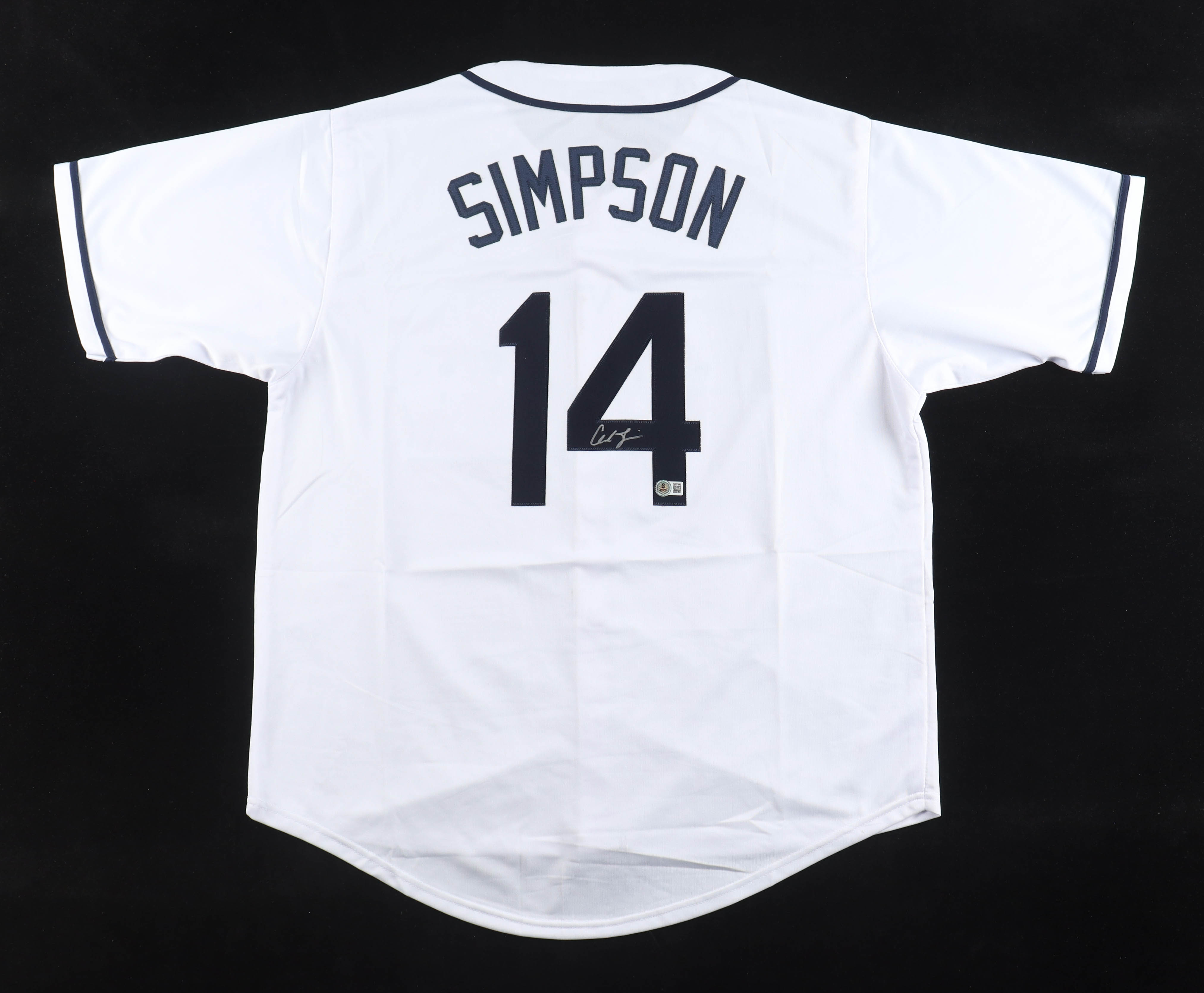 Chandler Simpson Signed Jersey (Beckett) at PristineAuction.com Chandler Simpson Signed Jersey (Beckett) at PristineAuction.com