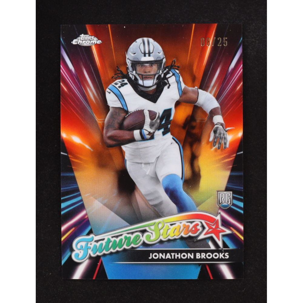 Jonathon Brooks 2024 Topps Chrome Future Stars Orange Refractors #FS14 RC #8/25 at PristineAuction.com