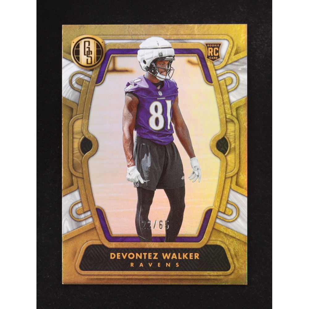Devontez Walker 2024 Panini Gold Standard White Gold #156 #22/65 at PristineAuction.com