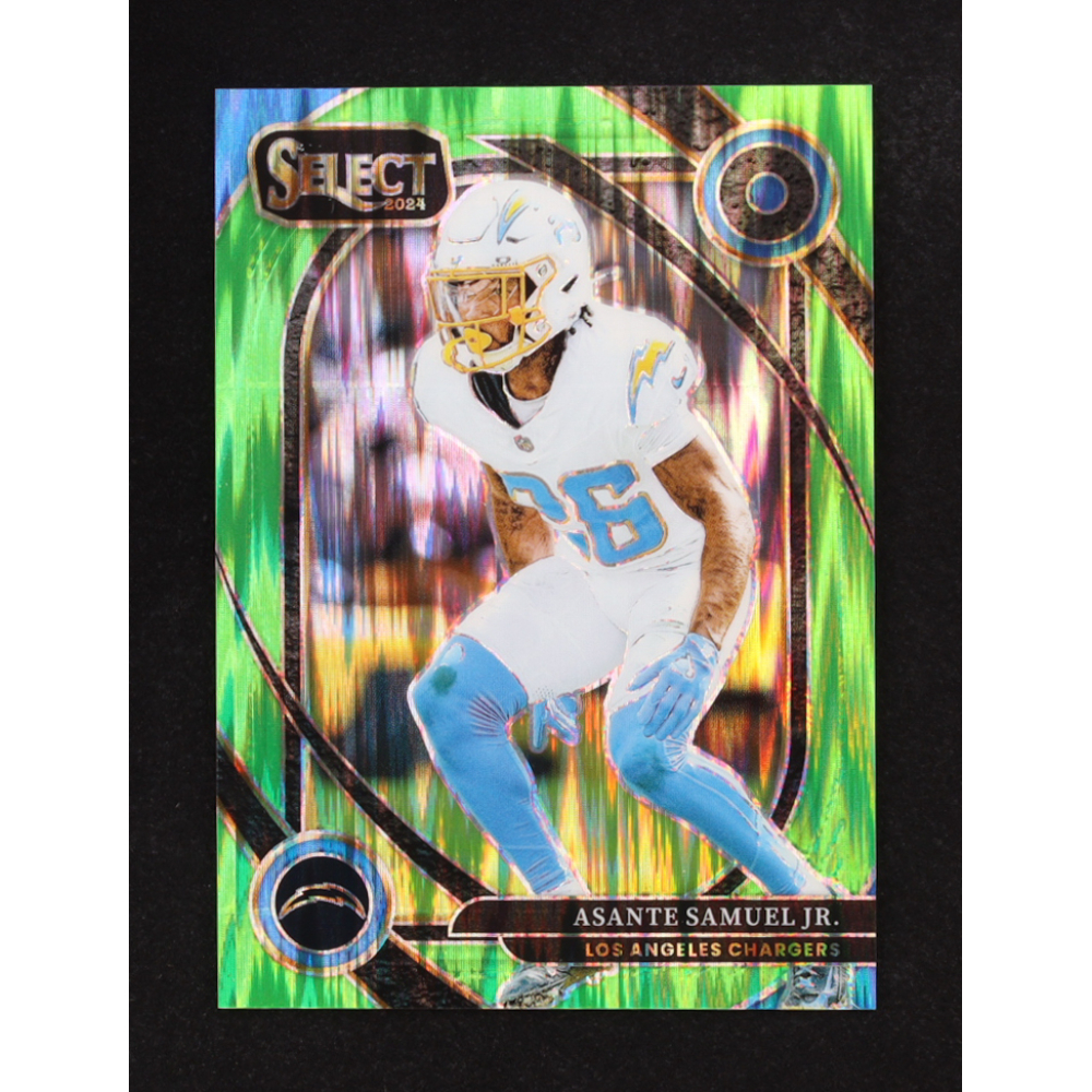 Asante Samuel Jr. 2024 Select Prizm Neon Green Shock #207 #205/499 at PristineAuction.com