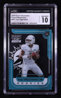 Tua Tagovailoa 2020 Panini Chronicles Playoff Momentum #M2 RC (CGC 10) at PristineAuction.com