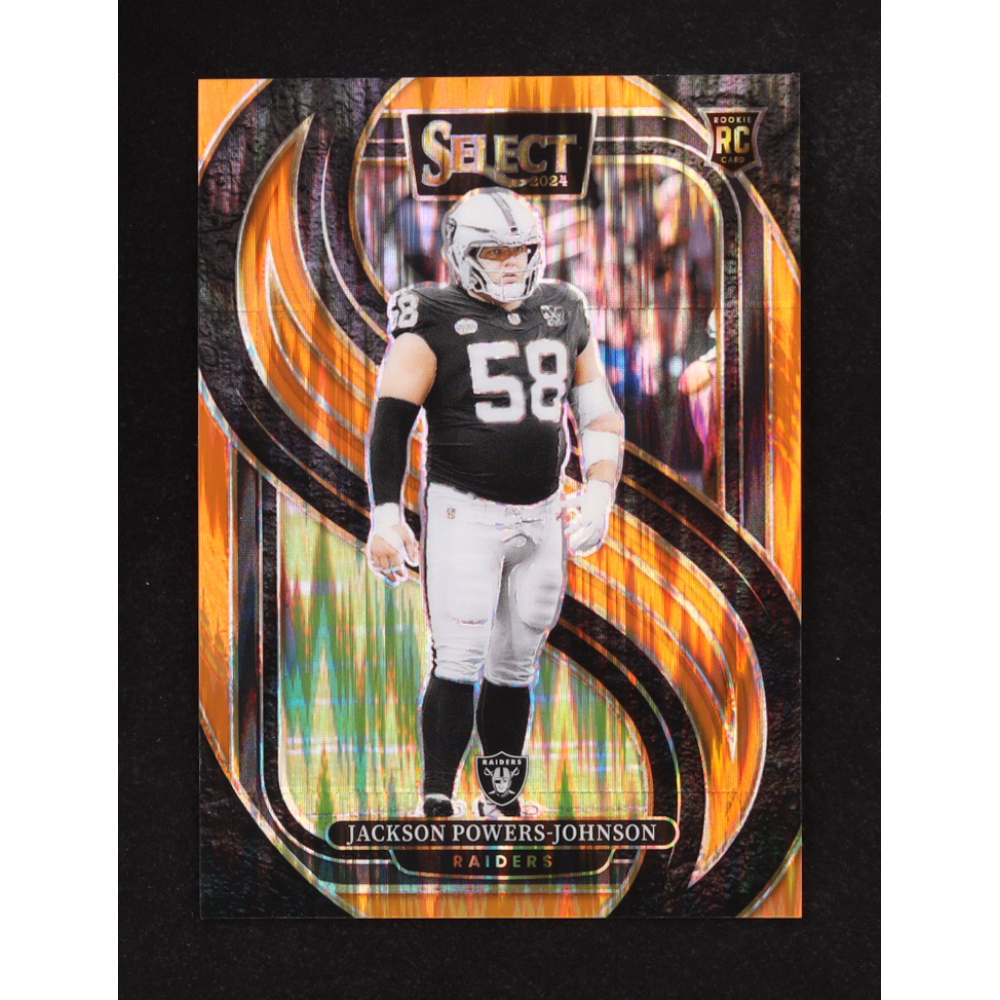 Jackson Powers-Johnson 2024 Select Prizm Orange Shock #148 RC #158/399 at PristineAuction.com