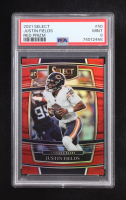 Justin Fields 2021 Select Prizm Red #50 RC #52/99 (PSA 9) at PristineAuction.com