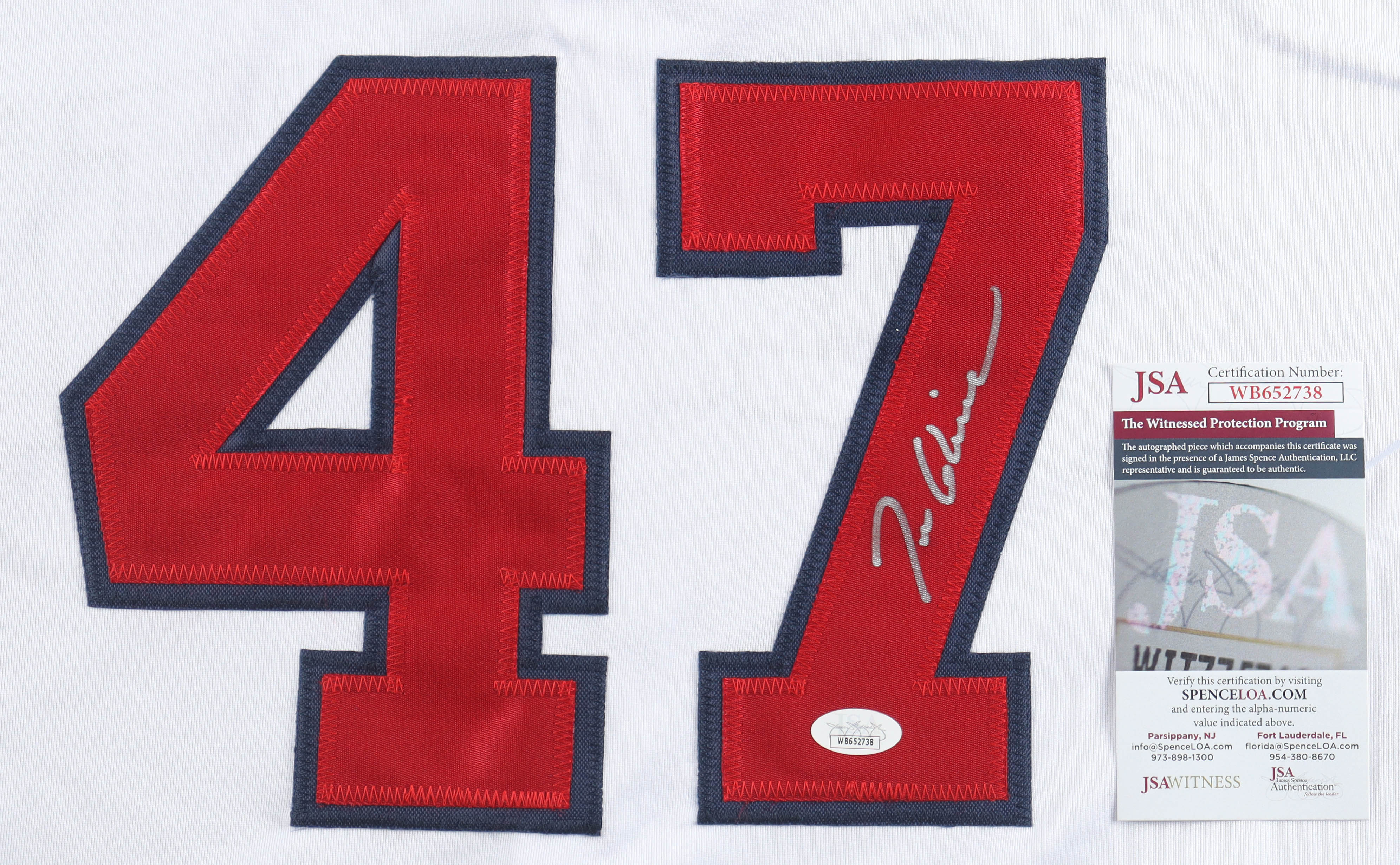 Tom Glavine Signed Jersey (JSA) at PristineAuction.com Tom Glavine Signed Jersey (JSA) at PristineAuction.com