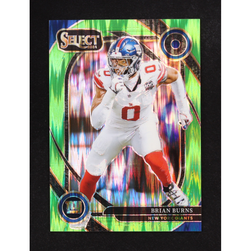 Brian Burns 2024 Select Prizm Neon Green Shock #212 #462/499 at PristineAuction.com