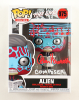 Alan Howarth Signed "They Live" #975 Alien Funko Pop! Vinyl Figure Inscribed "Composer" & "They Live" with Hand-Drawn Sketch (AutographCOA) at PristineAuction.com