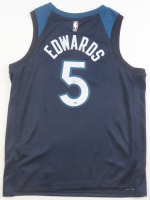 Anthony Edwards Signed Timberwolves Nike Swingman Authentic Jersey (PSA) at PristineAuction.com