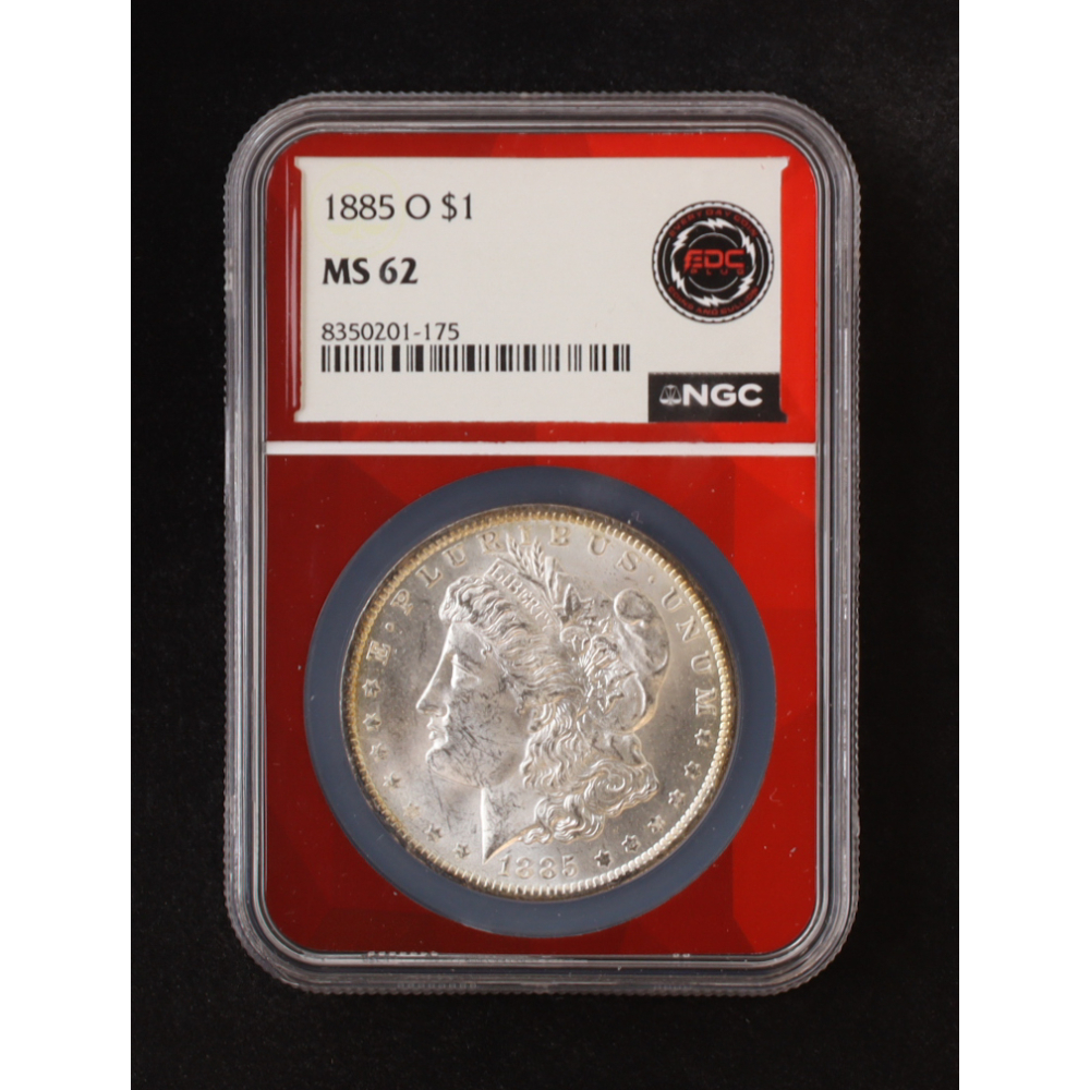 1885-O Morgan Silver Dollar (NGC MS62) at PristineAuction.com