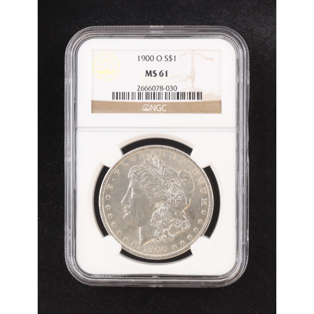 1900-O Morgan Silver Dollar (NGC MS61) at PristineAuction.com