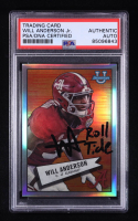 Will Anderson Jr. Signed 2022 Bowman Chrome University '52 Bowman #52BF3 RC Inscribed "Roll Tide" (PSA) at PristineAuction.com
