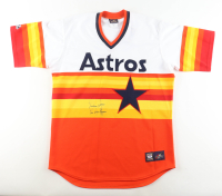 Nolan Ryan Signed Astros Majestic Authentic Jersey Inscribed "The Ryan Express" (PSA & Ryan) at PristineAuction.com