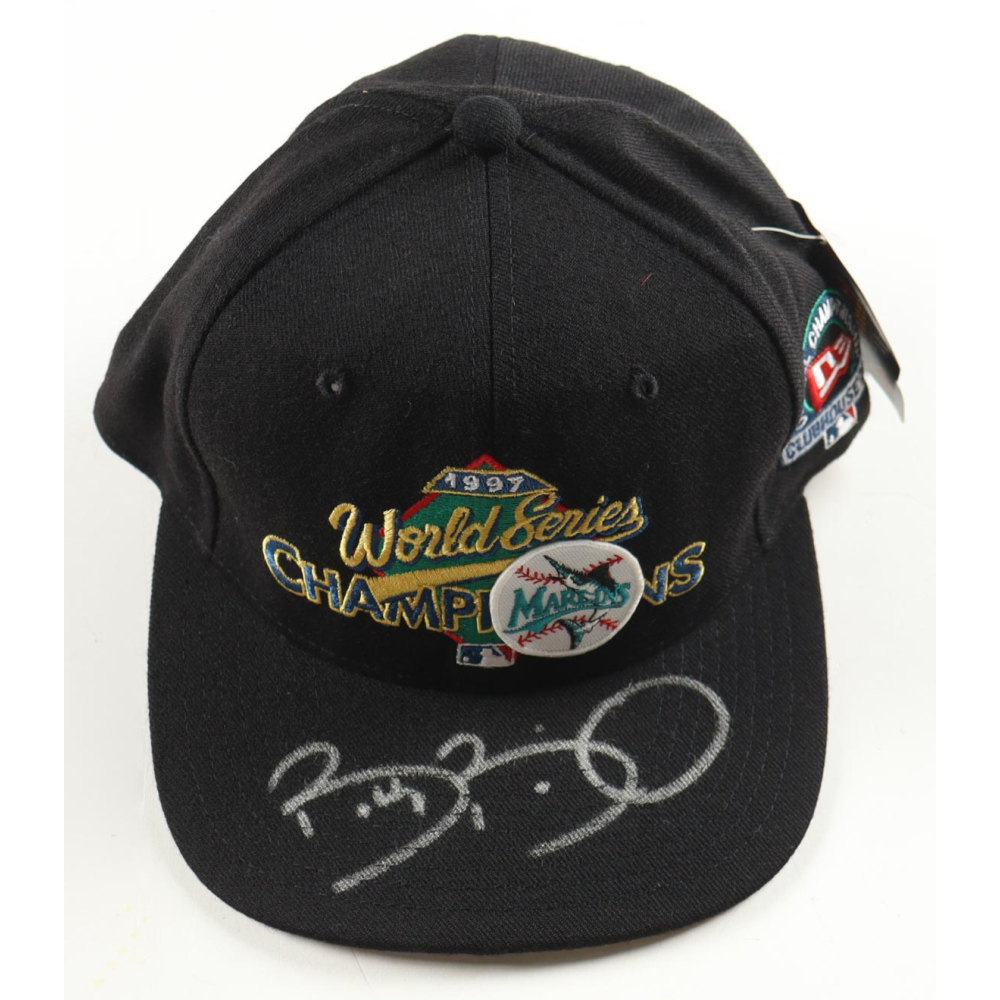 Bobby Bonilla Signed Marlins 1997 World Series Champions Adjustable Baseball Hat (AWM) at PristineAuction.com