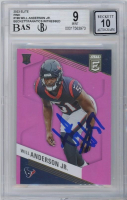 Will Anderson Jr. Signed 2023 Elite Pink #196 RC (BGS 9 | Auto 10) at PristineAuction.com