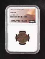 1822-S N.E. Indies 1/4 Shilling - Krakatoa Hoard (NGC GENUINE) at PristineAuction.com