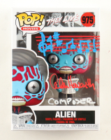 Alan Howarth Signed "They Live" #975 Alien Funko Pop! Vinyl Figure Inscribed "Composer" & "All Out Of Bubble Gum" with Hand-Drawn Sketch (AutographCOA) at PristineAuction.com
