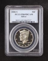 2000-S Kennedy Half Dollar - 90% Silver Deep Cameo Proof (PCGS PR69DCAM) at PristineAuction.com
