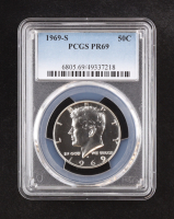 1969-S Kennedy Half Dollar - 40% Silver Proof (PCGS PR69) at PristineAuction.com
