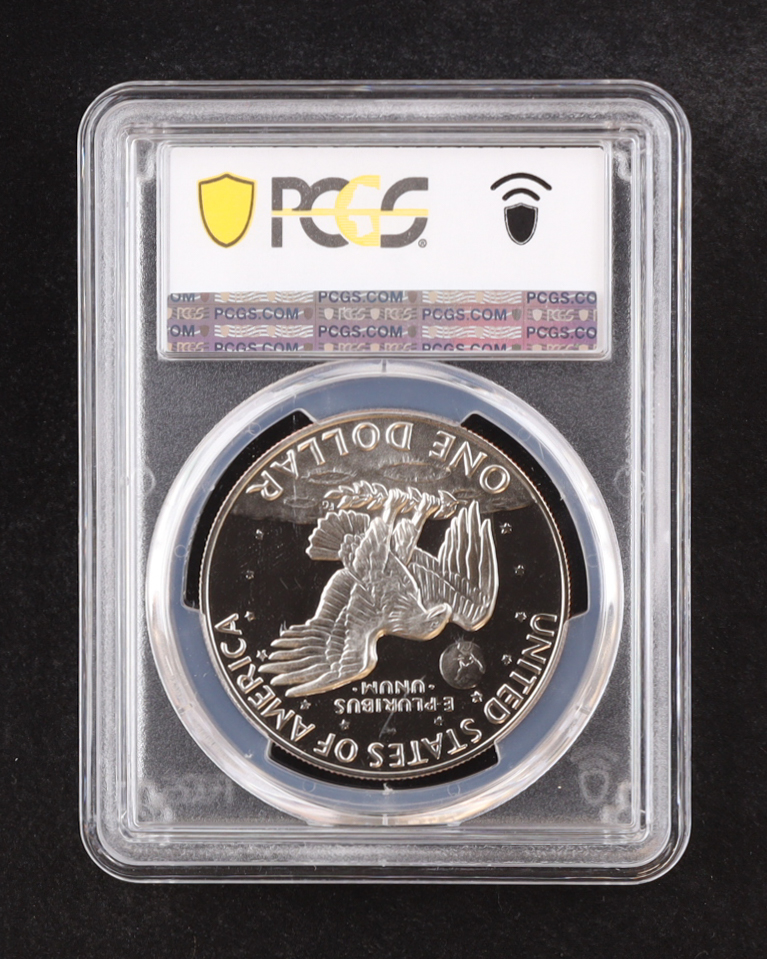1977-S Eisenhower Silver Dollar - Deep Cameo Proof (PCGS PR69DCAM) at PristineAuction.com 1977-S Eisenhower Silver Dollar - Deep Cameo Proof (PCGS PR69DCAM) at PristineAuction.com