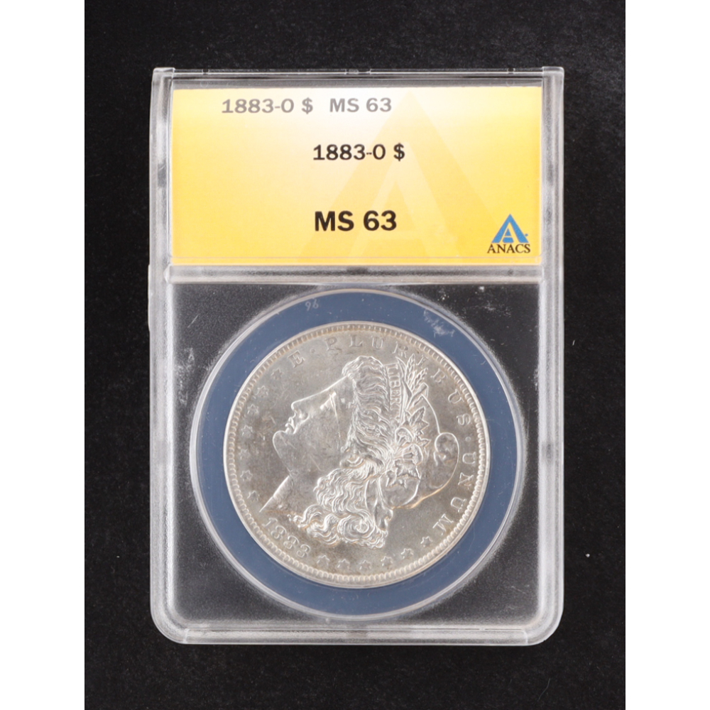 1883-O Morgan Silver Dollar (ANACS MS63) at PristineAuction.com