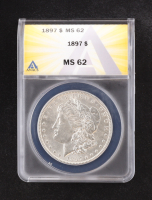 1897 Morgan Silver Dollar (ANACS MS62) at PristineAuction.com