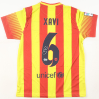 Xavi Hernandez Signed FC Barcelona Nike Authentic Jersey (Beckett) at PristineAuction.com