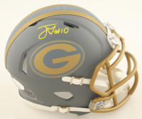 Jordan Love Signed Packers Slate Alternate Speed Mini Helmet (JSA) at PristineAuction.com