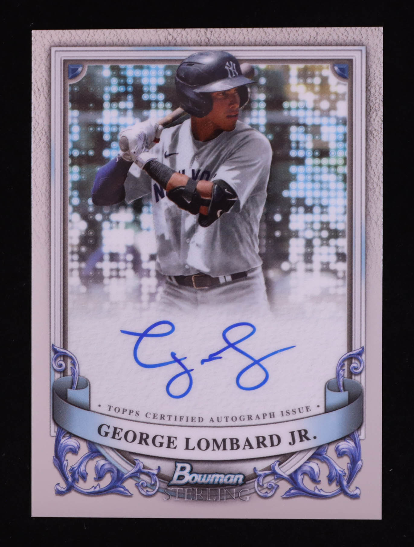 George Lombard Jr. 2024 Bowman Sterling Prospect Autographs #PAGL RC at PristineAuction.com George Lombard Jr. 2024 Bowman Sterling Prospect Autographs #PAGL RC at PristineAuction.com