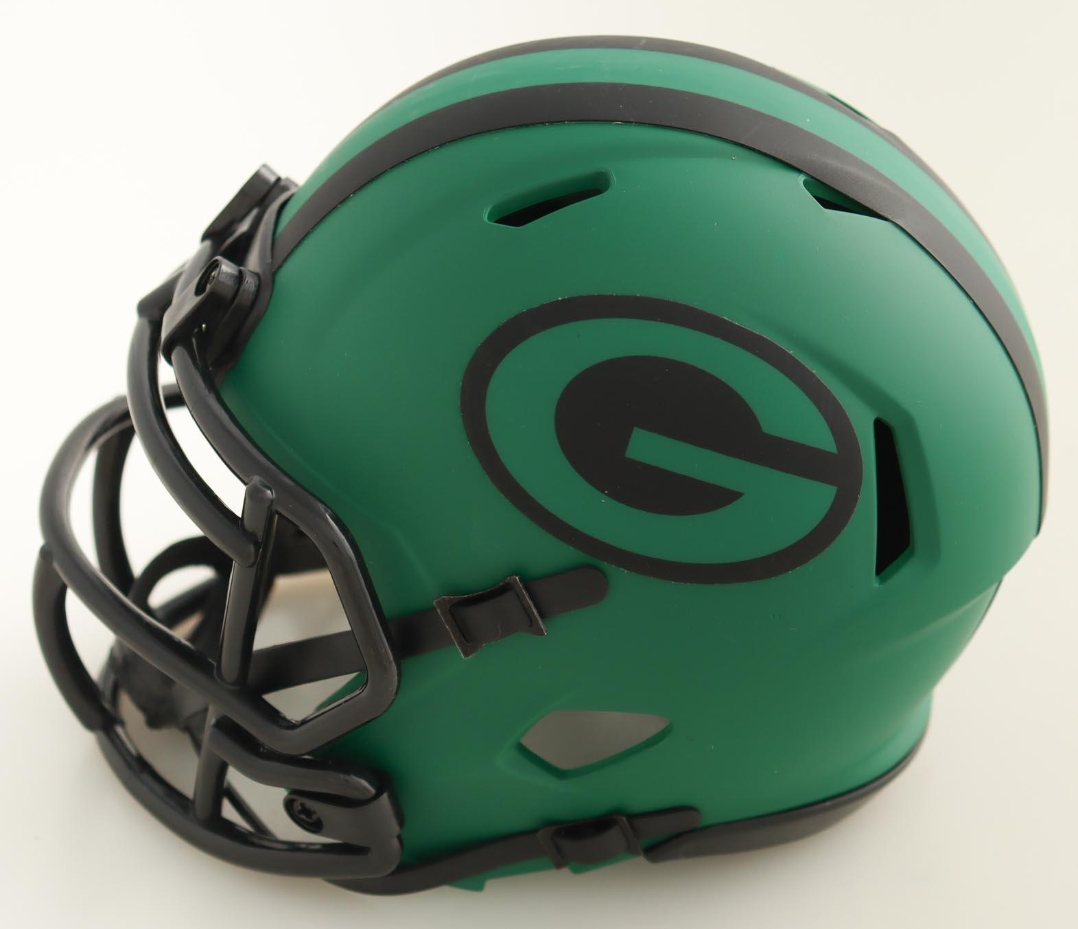 Jordan Love Signed Packers Rave Alternate Speed Mini Helmet (JSA) at PristineAuction.com Jordan Love Signed Packers Rave Alternate Speed Mini Helmet (JSA) at PristineAuction.com