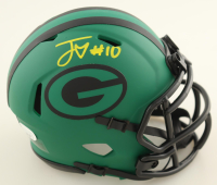 Jordan Love Signed Packers Rave Alternate Speed Mini Helmet (JSA) at PristineAuction.com