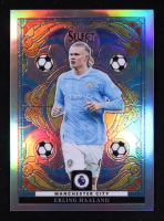 Erling Haaland 2023-24 Select English Premier League Stained Glass #26 at PristineAuction.com