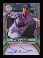 Jacob Wilson 2025 Topps Tribute Autographs Green #TAWIL #55/99 RC at PristineAuction.com