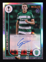Viktor Gyokeres 2023-24 Merlin UEFA Club Competitions Autographs #AUVG RC at PristineAuction.com
