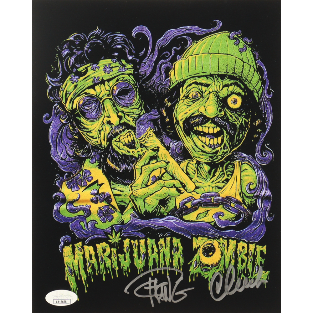 Cheech Marin & Tommy Chong Signed "Marijuana Zombie" 8x10 Photo (JSA) at PristineAuction.com