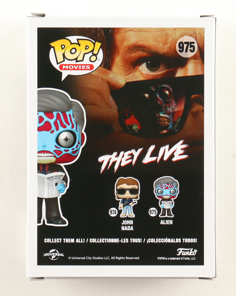 Alan Howarth Signed "They Live" #975 Alien Funko Pop! Vinyl Figure Inscribed "Composer" & "They Live" with Hand-Drawn Sketch (AutographCOA) at PristineAuction.com Alan Howarth Signed "They Live" #975 Alien Funko Pop! Vinyl Figure Inscribed "Composer" & "They Live" with Hand-Drawn Sketch (AutographCOA) at PristineAuction.com