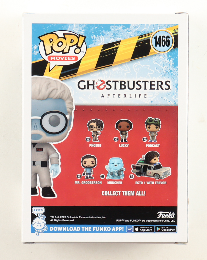 Bob Gunton Signed "Ghostbusters: Afterlife" #1466 Spengler's Spirit Funko Pop! Vinyl Figure Inscribed "'Egon' +" (ACOA) at PristineAuction.com Bob Gunton Signed "Ghostbusters: Afterlife" #1466 Spengler's Spirit Funko Pop! Vinyl Figure Inscribed "'Egon' +" (ACOA) at PristineAuction.com
