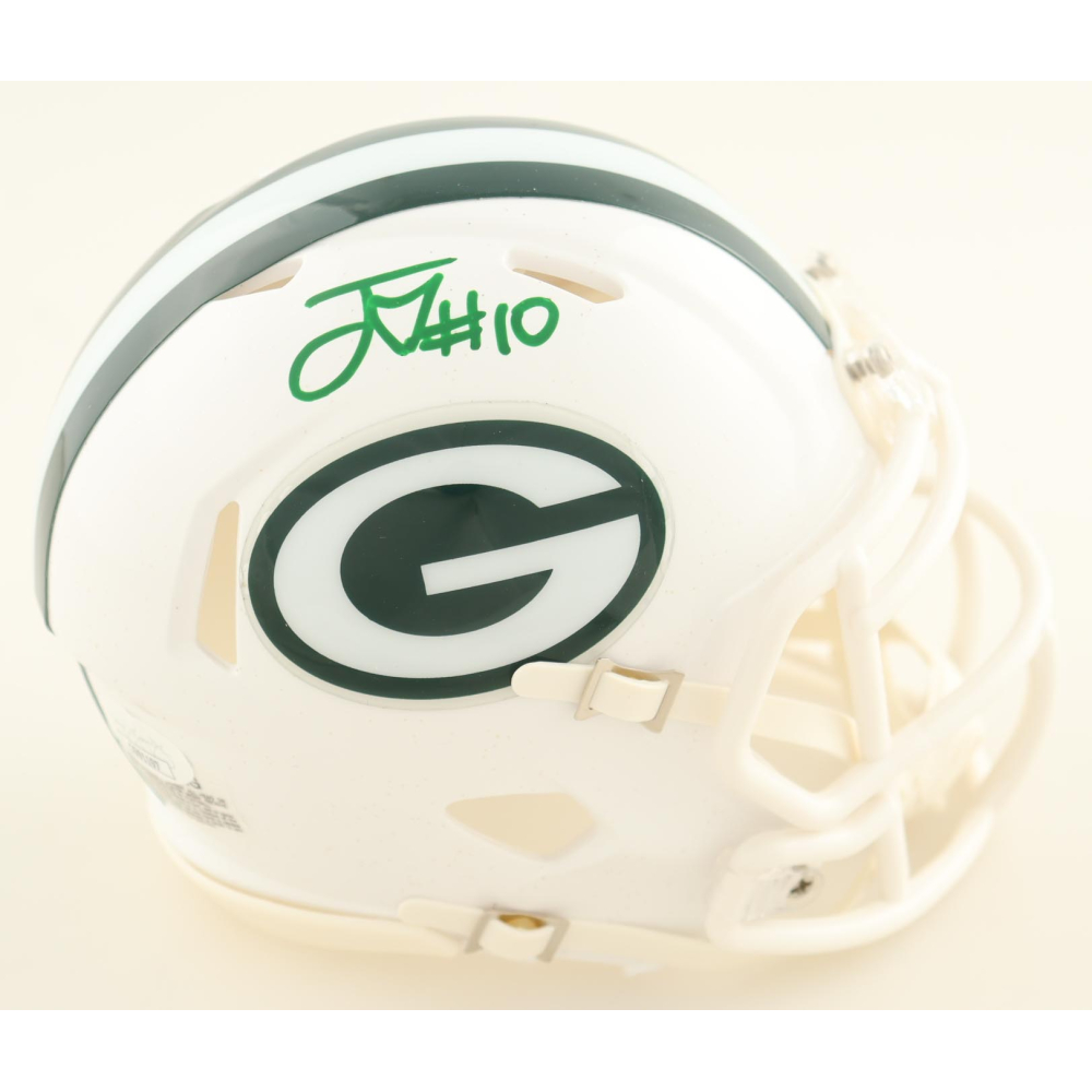 Jordan Love Signed Packers Speed Mini Helmet (JSA) at PristineAuction.com