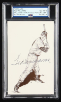 Ted Williams Signed 1989 Williams Family Collection Postcard (PSA | Auto Grade PSA 8) at PristineAuction.com