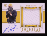 Paul Skenes 2024 Panini National Treasures Colossal Material Autographs #16 #10/49 RC at PristineAuction.com