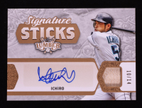Ichiro Suzuki 2022 Leaf Lumber Signature Sticks Game-Used Memorabilia #SS11 #10/14 at PristineAuction.com