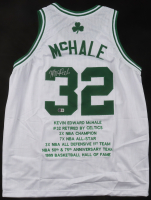 Kevin McHale Signed Career Highlight Stat Jersey (Beckett) at PristineAuction.com