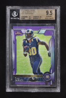 Todd Gurley 2015 Topps Chrome Purple Refractors #110 RC (BGS 9.5) at PristineAuction.com