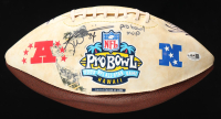 Ricky Williams, Bubba Franks & Jeremy Shockey Signed LE 2003 Pro Bowl Logo Football Inscribed "Pro Bowl MVP" (JSA) at PristineAuction.com