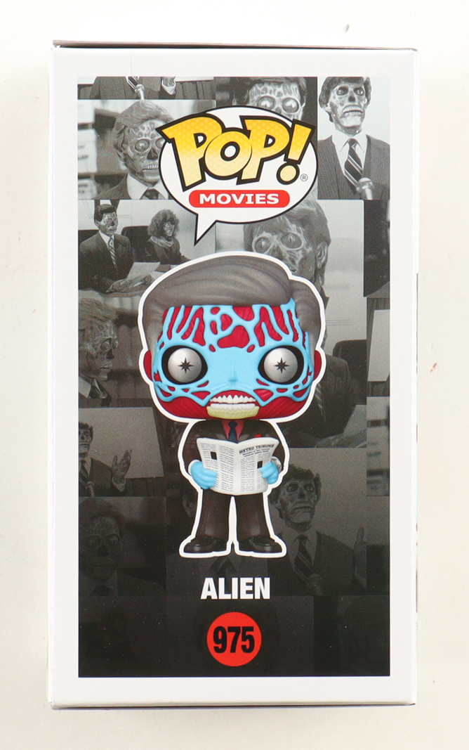 Alan Howarth Signed "They Live" #975 Alien Funko Pop! Vinyl Figure Inscribed "Composer" & "Obey" with Hand-Drawn Sketch (AutographCOA) at PristineAuction.com Alan Howarth Signed "They Live" #975 Alien Funko Pop! Vinyl Figure Inscribed "Composer" & "Obey" with Hand-Drawn Sketch (AutographCOA) at PristineAuction.com