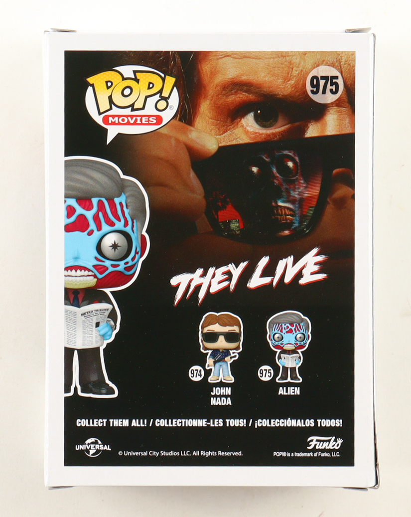 Alan Howarth Signed "They Live" #975 Alien Funko Pop! Vinyl Figure Inscribed "Composer" & "Obey" with Hand-Drawn Sketch (AutographCOA) at PristineAuction.com Alan Howarth Signed "They Live" #975 Alien Funko Pop! Vinyl Figure Inscribed "Composer" & "Obey" with Hand-Drawn Sketch (AutographCOA) at PristineAuction.com