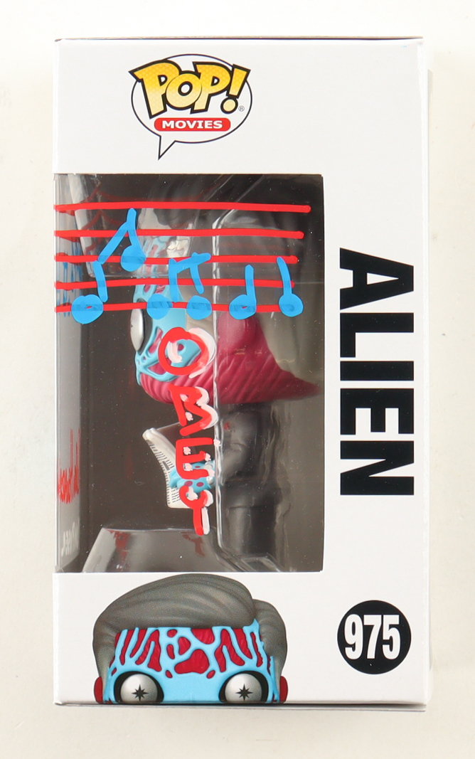 Alan Howarth Signed "They Live" #975 Alien Funko Pop! Vinyl Figure Inscribed "Composer" & "Obey" with Hand-Drawn Sketch (AutographCOA) at PristineAuction.com Alan Howarth Signed "They Live" #975 Alien Funko Pop! Vinyl Figure Inscribed "Composer" & "Obey" with Hand-Drawn Sketch (AutographCOA) at PristineAuction.com
