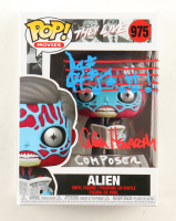 Alan Howarth Signed "They Live" #975 Alien Funko Pop! Vinyl Figure Inscribed "Composer" & "Obey" with Hand-Drawn Sketch (AutographCOA) at PristineAuction.com